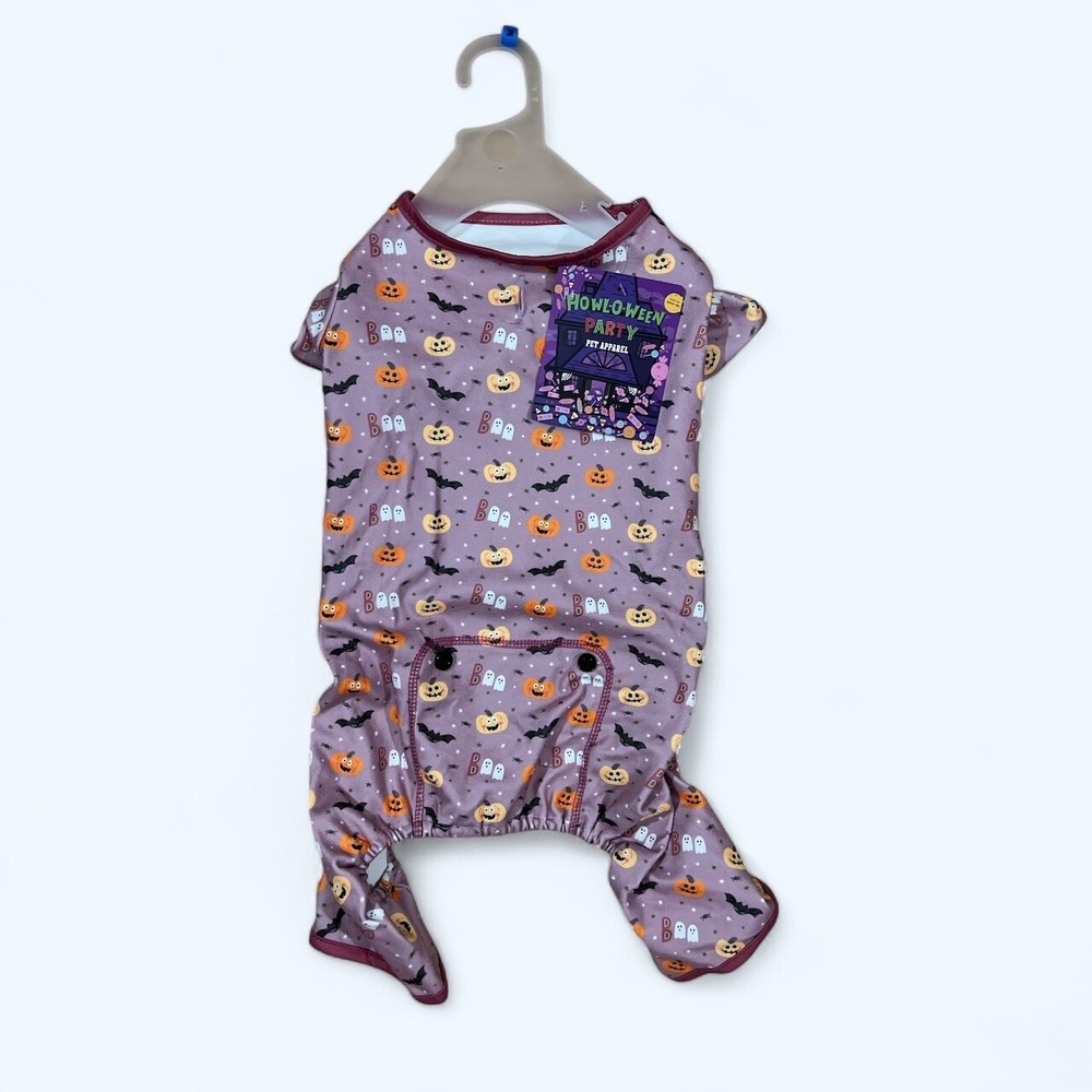 HALLOWEEN PARTY PET APPAREL MEDIUM PURPLE WITH LEGS NEW